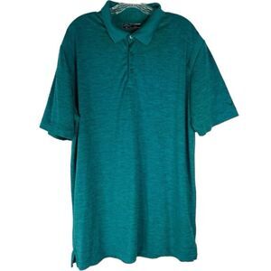 Callaway Polo Men’s Teal Green Blue Golf Shirt Performance Athletic L